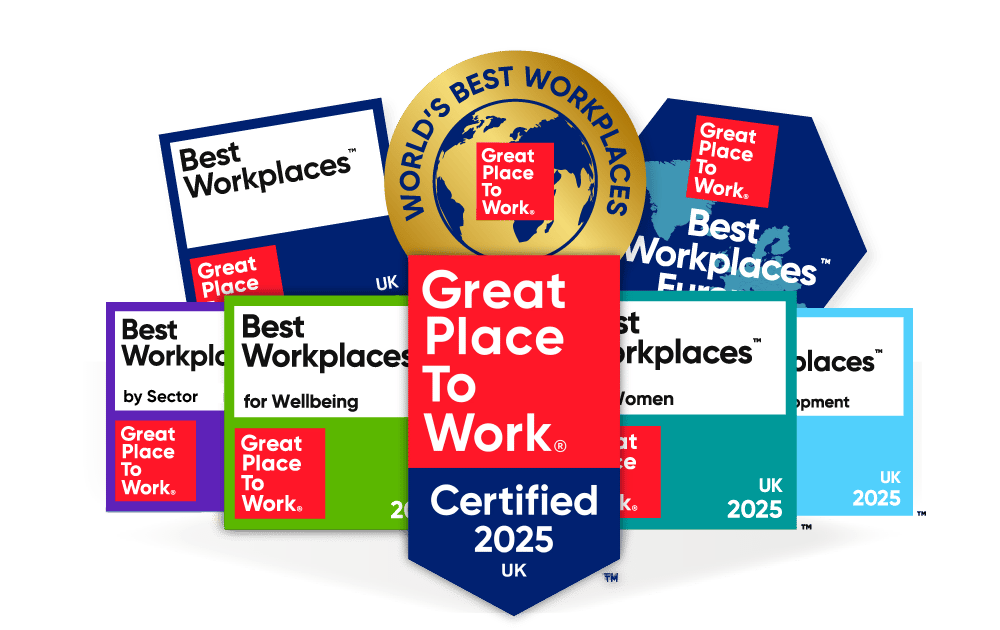 Collection of Best Workplaces Lists badges